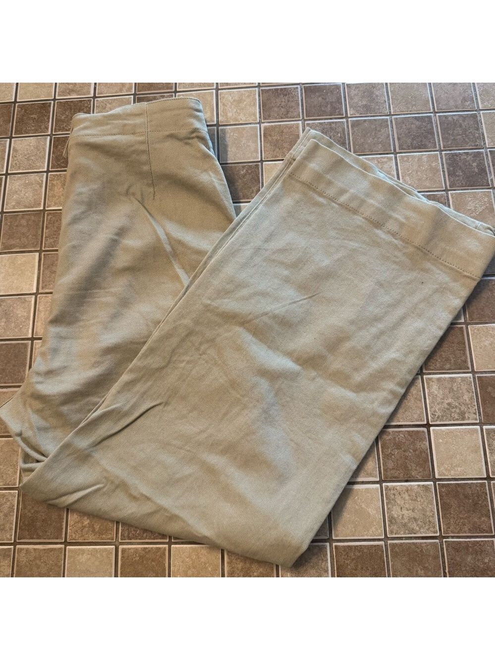 LA MIEL Tan Wide Leg Pants